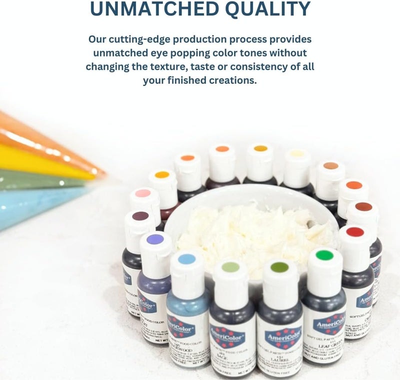 AmeriColor Maroon Soft Gel Paste Food Color - Image 3